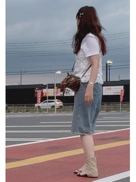 「SEIKO（セイコー）のアイテム」を使った、hito さん（レディース・164cm）の夏コーディネート