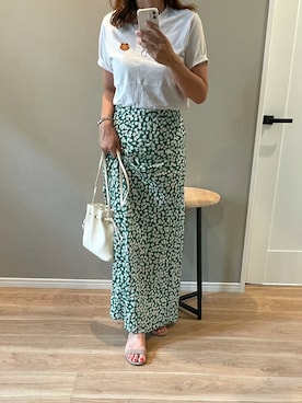 「KENZO」｜「アイテム（サンダル）」を使った、a.megumiさん（レディース・160cm）の夏コーディネート