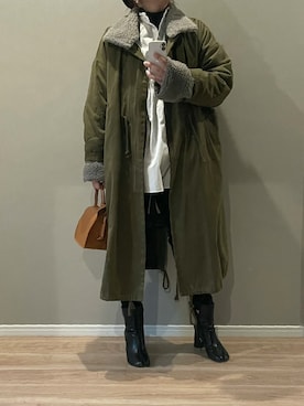 a.megumiさん（レディース・160cm）の冬コーディネート