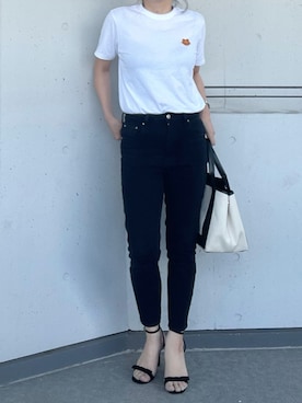 「KENZO」｜「アイテム（サンダル）」を使った、a.megumiさん（レディース・160cm）の夏コーディネート