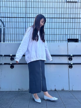 「スエット」｜ORientalTRaffic 下北沢店さん（レディース・159cm）の冬コーディネート