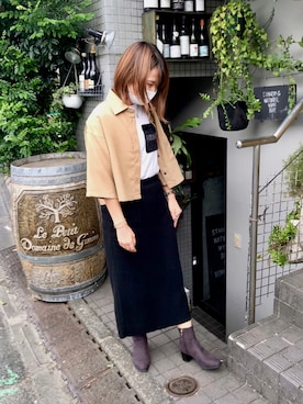 「ORiental TRaffic（オリエンタルトラフィック）のアイテム（ブーツ）」を使った、ORientalTRaffic 下北沢店さん（レディース・159cm）の秋コーディネート