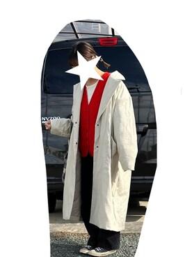 「Serendipity（セレンディピティ）のアイテム（その他アウター）」を使った、かなこさん（レディース・156cm）の冬コーディネート