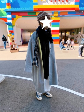 「Serendipity（セレンディピティ）のアイテム（ジャケット/アウター）」を使った、かなこさん（レディース・156cm）の冬コーディネート