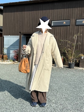 「Serendipity（セレンディピティ）のアイテム（ジャケット/アウター）」を使った、かなこさん（レディース・156cm）の冬コーディネート