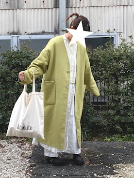 「Serendipity（セレンディピティ）のアイテム（ジャケット/アウター）」を使った、かなこさん（レディース・156cm）の冬コーディネート
