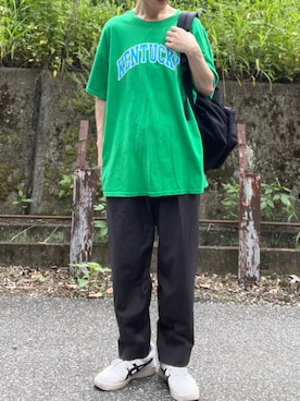 「にゃー（ニャー）のアイテム」を使った、nijiさん（メンズ・166cm）の秋コーディネート