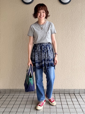 odenさん（レディース・162cm）の夏コーディネート
