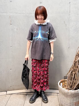 「BEAMS BOY（ビームスボーイ）のアイテム」を使った、odenさん（レディース・162cm）の夏コーディネート