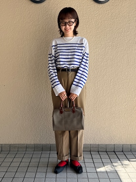 「TOMORROWLAND （トゥモローランド）のアイテム」を使った、odenさん（レディース・162cm）の春コーディネート