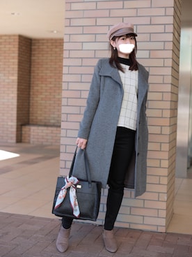 「VIS（ビス）のアイテム（財布/小物）」を使った、パコさん（レディース・160cm）の冬コーディネート