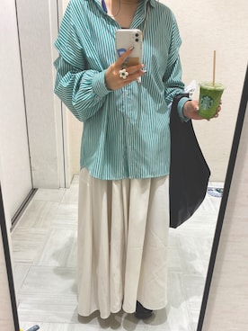 「SVEC（シュベック）のアイテム」を使った、Kさん（レディース・158cm）の夏コーディネート