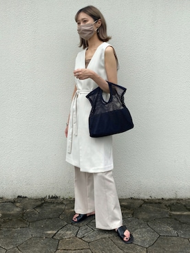 「リエディ(Re:EDIT)」｜𝒌𝒂𝒆𝒅𝒆さん（レディース・160cm）の夏コーディネート