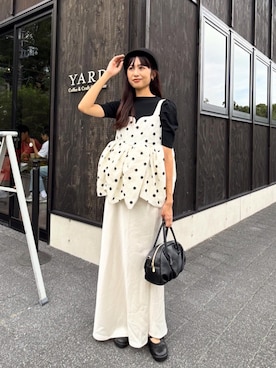 「しまむら（シマムラ）のアイテム（ショルダーバッグ）」を使った、𝒌𝒂𝒆𝒅𝒆さん（レディース・160cm）の秋コーディネート