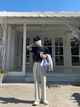 「INSILENCE（インサイロンス）のアイテム」を使った、Takumaさん（メンズ・168cm）の夏コーディネート