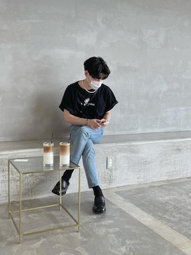 「BALENCIAGA」｜「アイテム（その他）」を使った、Takumaさん（メンズ・168cm）の夏コーディネート
