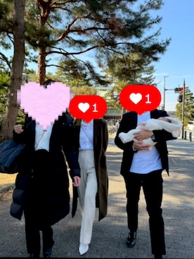 「アイテム（チェスターコート）」を使った、Ⓜ︎さん（レディース・160cm）の秋コーディネート