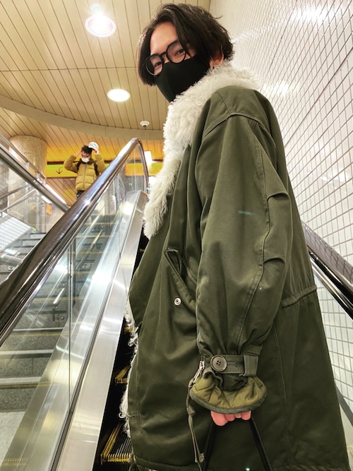 バレンシアガミリタリージャケットベージュアウター