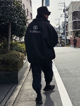 「ACRONYM（アクロニウム）のアイテム」を使った、sbyさん（メンズ・170cm）の冬コーディネート