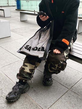 「vetements」｜「アイテム（ジャケット/アウター）」を使った、sbyさん（メンズ・170cm）の冬コーディネート