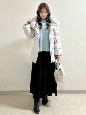 「Reflect（リフレクト）のアイテム（ダウンジャケット/コート）」を使った、maiさん（レディース・153cm）の秋コーディネート