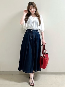 「Reflect（リフレクト）のアイテム」を使った、maiさん（レディース・153cm）の夏コーディネート