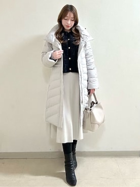 「Reflect（リフレクト）のアイテム（ダウンジャケット/コート）」を使った、maiさん（レディース・153cm）の冬コーディネート