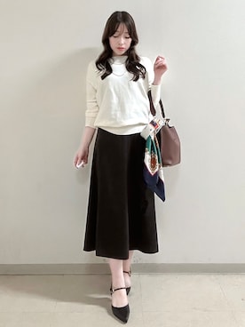 「Reflect（リフレクト）のアイテム（トップス）」を使った、maiさん（レディース・153cm）の秋コーディネート
