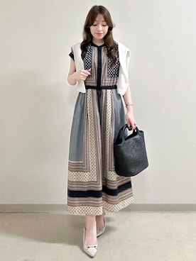 「Reflect（リフレクト）のアイテム（トップス）」を使った、maiさん（レディース・153cm）の夏コーディネート