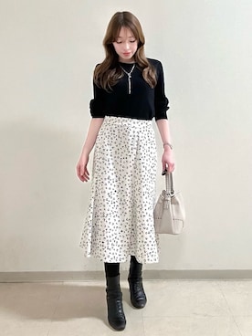 「Reflect（リフレクト）のアイテム（ダウンジャケット/コート）」を使った、maiさん（レディース・153cm）の秋コーディネート