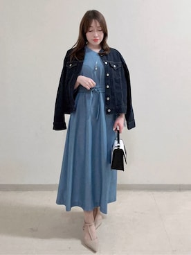 「Reflect（リフレクト）のアイテム」を使った、maiさん（レディース・153cm）の春コーディネート
