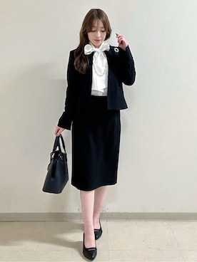 「Reflect（リフレクト）のアイテム（アクセサリー）」を使った、maiさん（レディース・153cm）の冬コーディネート