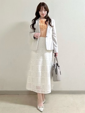 「Reflect（リフレクト）のアイテム（アクセサリー）」を使った、maiさん（レディース・153cm）の春コーディネート