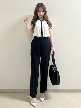 「Reflect（リフレクト）のアイテム（トップス）」を使った、maiさん（レディース・153cm）の夏コーディネート