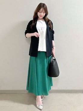 「Reflect（リフレクト）のアイテム（トップス）」を使った、maiさん（レディース・153cm）の夏コーディネート