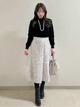 「Reflect（リフレクト）のアイテム（ダウンジャケット/コート）」を使った、maiさん（レディース・153cm）の冬コーディネート