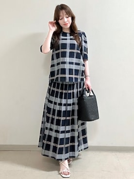 「Reflect（リフレクト）のアイテム」を使った、maiさん（レディース・153cm）の夏コーディネート