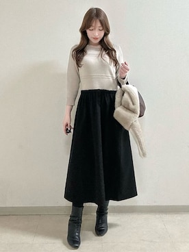 maiさん（レディース・153cm）の冬コーディネート