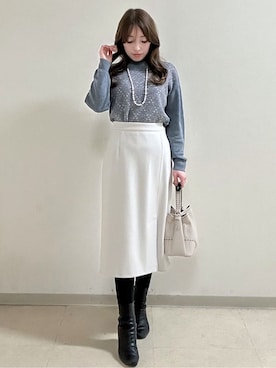 「Reflect（リフレクト）のアイテム（ダウンジャケット/コート）」を使った、maiさん（レディース・153cm）の冬コーディネート