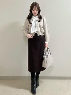 maiさん（レディース・153cm）の冬コーディネート