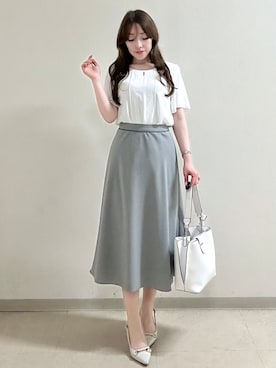 「smart pink（スマートピンク）のアイテム」を使った、maiさん（レディース・153cm）の春コーディネート