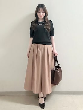 「Reflect（リフレクト）のアイテム（バッグ）」を使った、maiさん（レディース・153cm）の秋コーディネート
