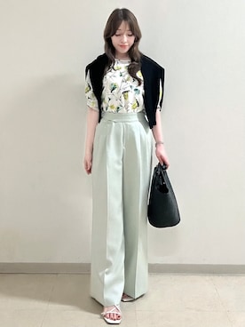 「Reflect（リフレクト）のアイテム（トップス）」を使った、maiさん（レディース・153cm）の夏コーディネート