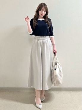 「Reflect（リフレクト）のアイテム（トップス）」を使った、maiさん（レディース・153cm）の春コーディネート