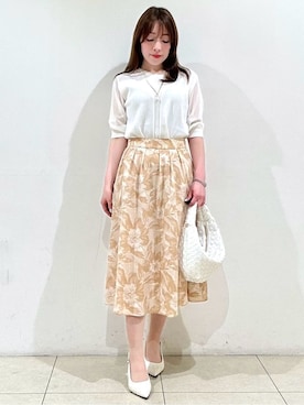 「Reflect（リフレクト）のアイテム（トップス）」を使った、maiさん（レディース・153cm）の春コーディネート