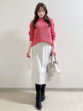 「Reflect（リフレクト）のアイテム（ダウンジャケット/コート）」を使った、maiさん（レディース・153cm）の冬コーディネート