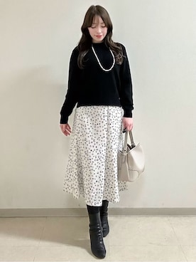 「Reflect（リフレクト）のアイテム（ダウンジャケット/コート）」を使った、maiさん（レディース・153cm）の冬コーディネート