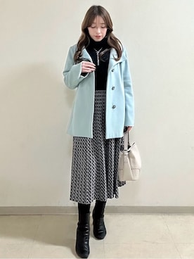 「Reflect（リフレクト）のアイテム（アクセサリー）」を使った、maiさん（レディース・153cm）の冬コーディネート