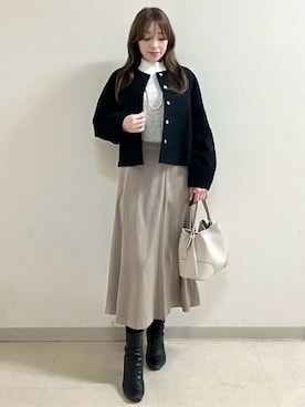 「Reflect（リフレクト）のアイテム（アクセサリー）」を使った、maiさん（レディース・153cm）の冬コーディネート