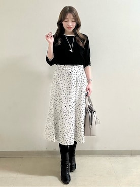 「Reflect（リフレクト）のアイテム（ダウンジャケット/コート）」を使った、maiさん（レディース・153cm）の冬コーディネート